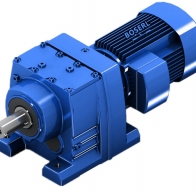 硬齒面減速機(jī)電機(jī)帶動45T噸負(fù)載的木材粉碎機(jī)